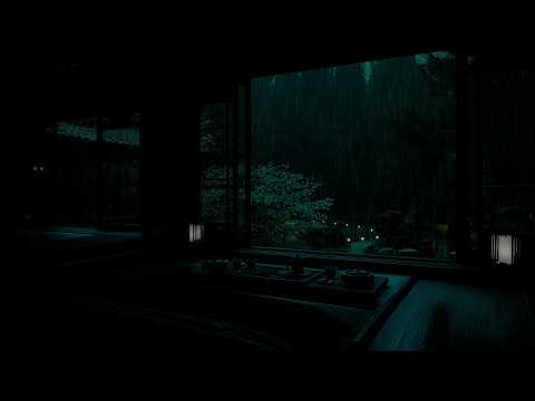 Gentle Spring Garden Rain Sounds 🌧 (No Ads) | Deep Tranquil Night for Restful Sleep & Stress Relief