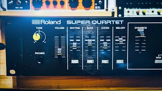 Video thumbnail for The Roland Super Quartet - The 80s band in a box! by Alex Ball