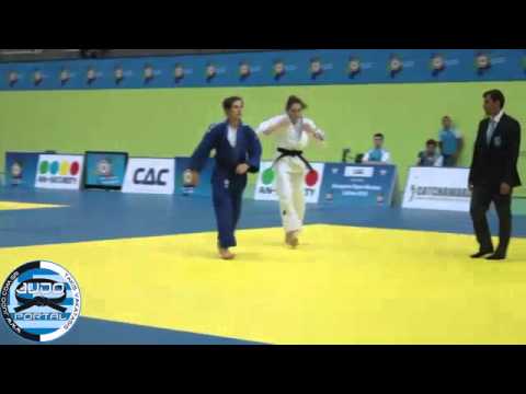 European Judo Open Women Lisbon 2013 Semifinal -57kg BEDETI Vlora (SLO) - ROGIC Jovana (SRB)
