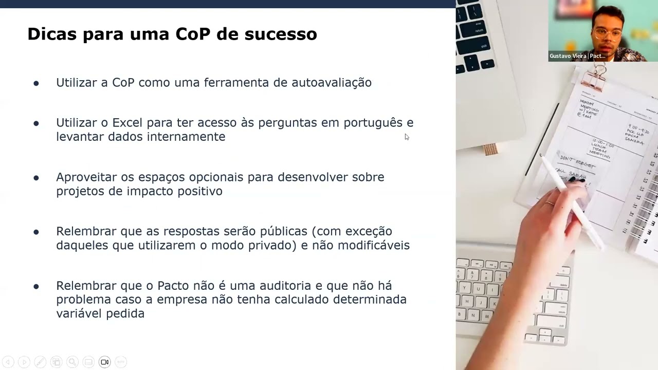 Webinar Comunicação de Progresso (CoP) 2024