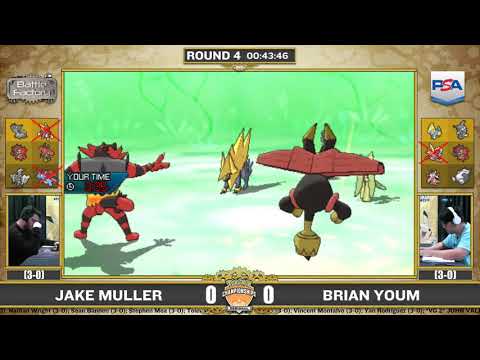 Pokémon Regional Championships - VGC Round 4 - Charlotte, NC - Jake Muller vs Brian Youm