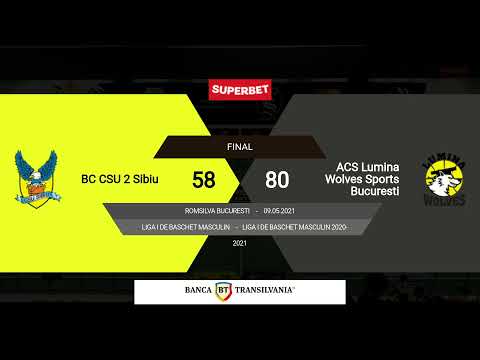 LIGA 1 2020-2021: BC CSU 2 Sibiu - Lumina Wolves Sports
