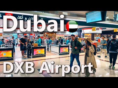 Dubai Airport (DXB) Walking Tour Terminal 3, Duty Free 4K🇦🇪