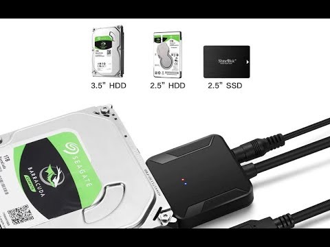 Кабель SATA 3 USB 3.0 адаптер карман для SSD HDD жесткого диска 2.5 3.5 дюйма с доп. питанием 12V