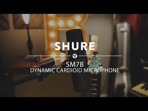 Shure SM7B Dynamic Studio Vocal Microphone image 2