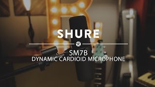 Video thumbnail for Shure SM7B Dynamic Cardioid Microphone | Reverb Demo Video by Reverb
