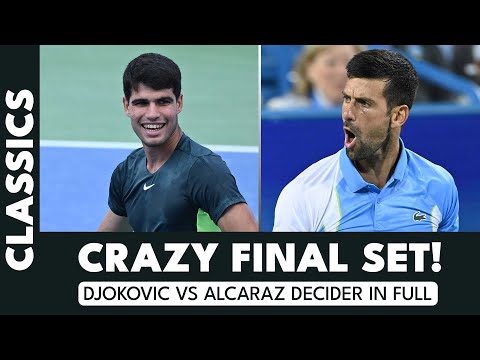 Novak Djokovic vs Carlos Alcaraz: Crazy Deciding Set IN FULL 🎬