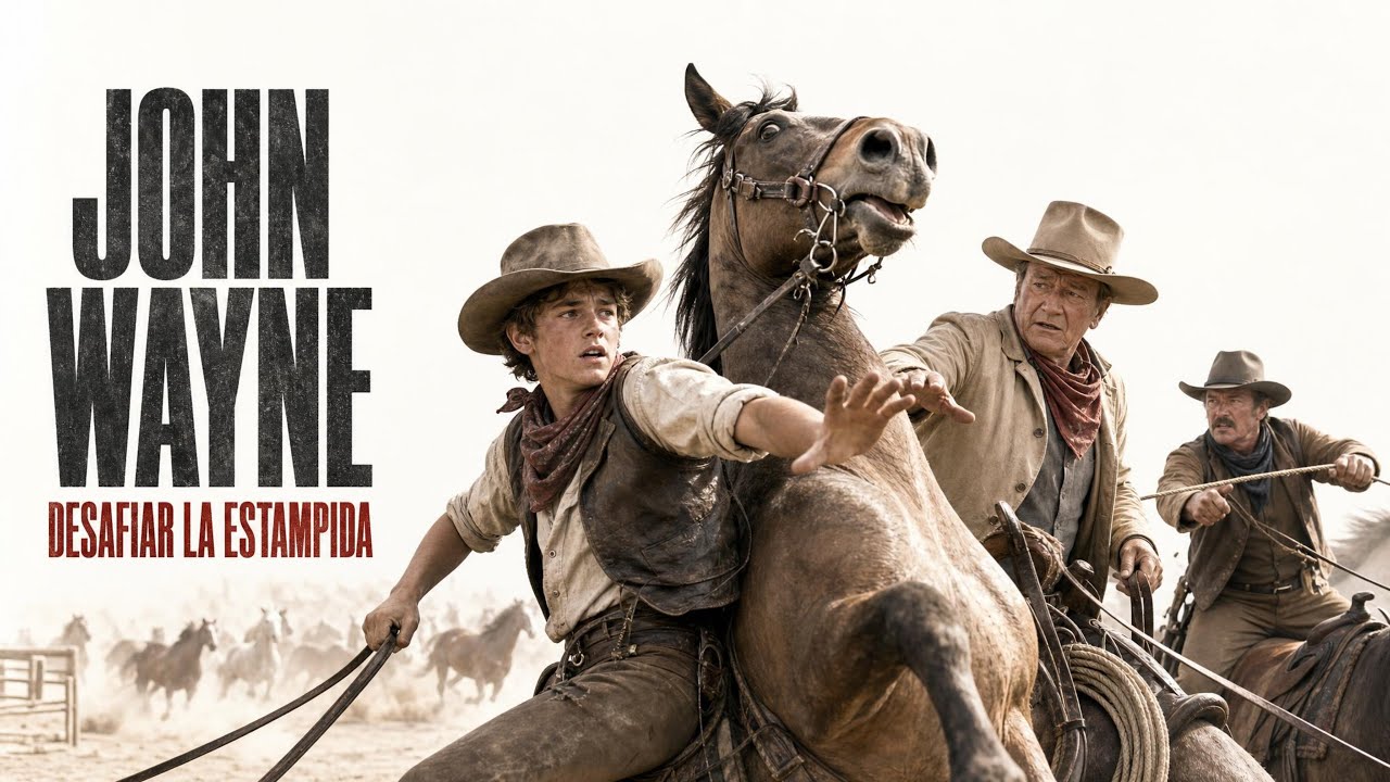 ¿Cuánta sangre cuesta llamarte hombre? | John Wayne | Desafiar la Estampida | Pelicula Completa