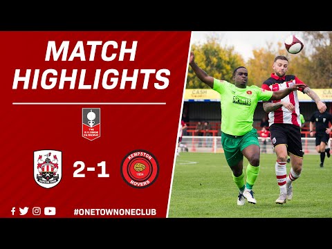 MATCH HIGHLIGHTS | Ilkeston Town 2-1 Kempston Rovers | Buildbase FA Trophy