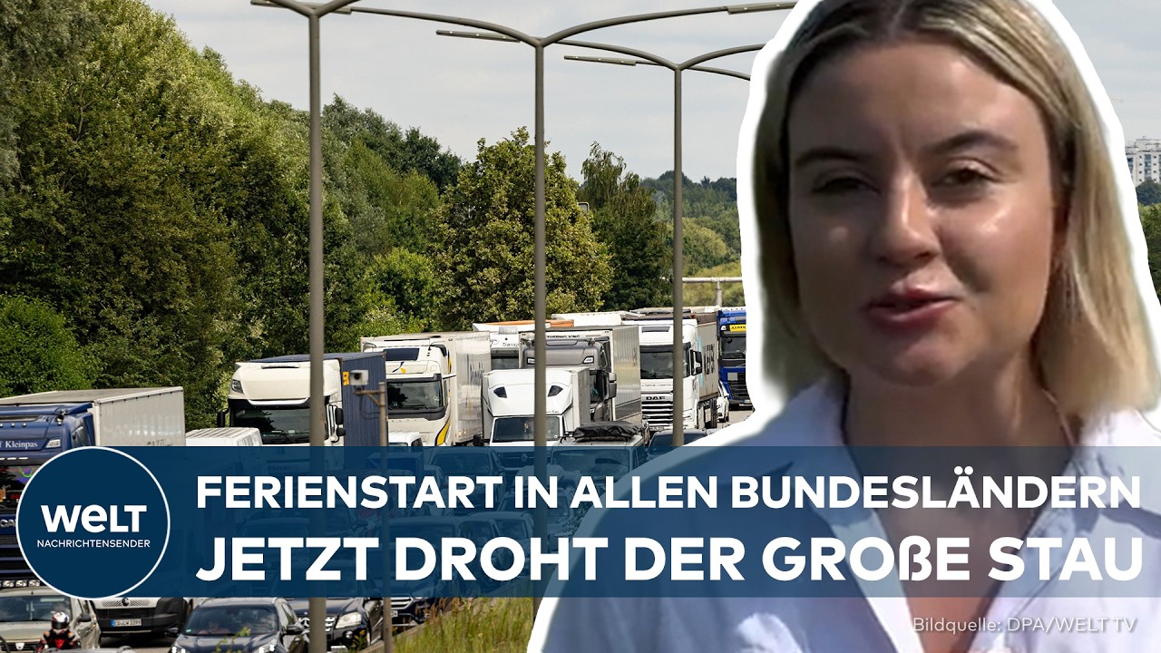 SOMMERFERIEN: Jetzt droht der Mega-Stau – ADAC warnt zum Ferienstart vor vollen Autobahnen