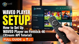 How to Set Up WAVEO Player on Firestick 4K (Xtream Code API Login Tutorial)