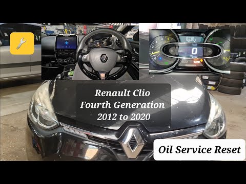Spanner Warning Symbol Reset on Renault Clio mk4 #servicereset