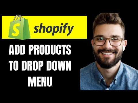HOW TO ADD PRODUCTS TO MENU ON SHOPIFY 2024