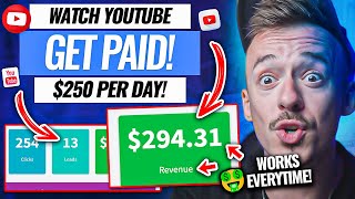 This 2-Step TRICK Pays You $250/Day To Watch Youtube Videos! (Make Money Online EASY)