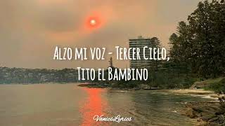 Alzo mi voz - Tercer Cielo, Tito el Bambino || Letra