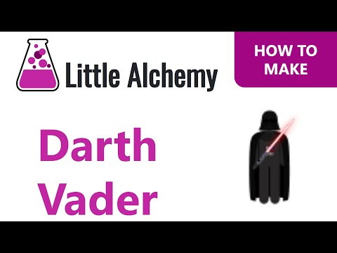 YouTube video about: How do you make darth vader in little alchemy?