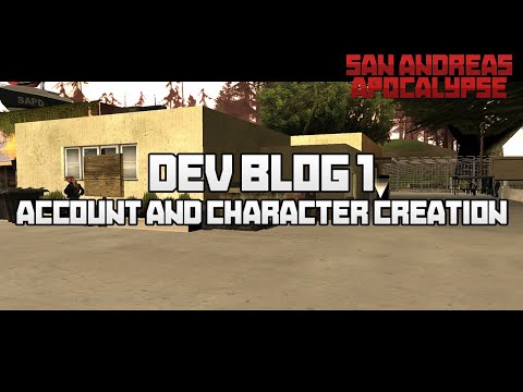 San Andreas Apocalypse - Dev Blog 1: Account and Character Creation - MTA:SA Zombie MMORPG