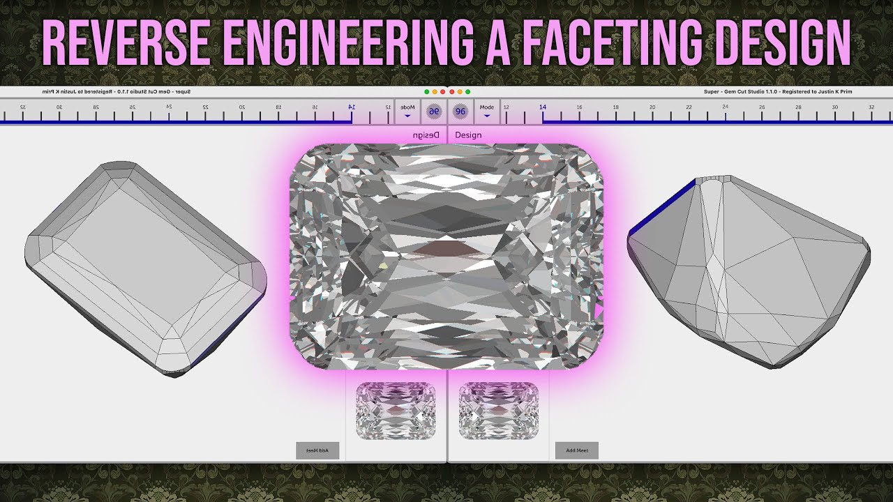 Reverse Engineering a Faceting Design