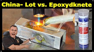 Niedrigtemperaturlot aus China vs. Epoxydharz Knete. Was macht sich besser?