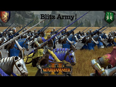 The Knights Of Bretonnia Blitz Toward the Wood Elves