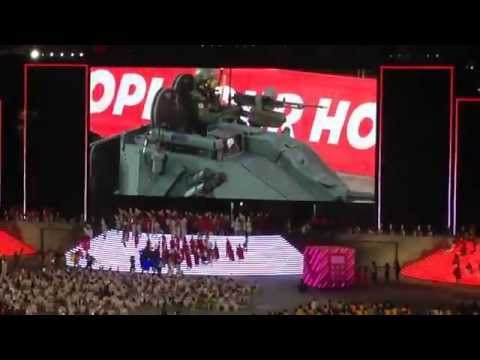 [FAN CAM] NDP 2014 Post-Parade (with Fireworks!)