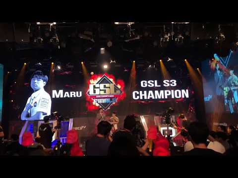 2018 GSL Season 3 Code S Champion “Maru” Trophy Ceremony