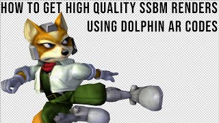 How to get HD SSBM renders using Dolphin AR codes
