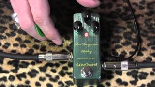Video thumbnail for One Control SEA TURQUOISE DELAY (BJF design) pedal demo by gearmanndude