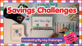 💖Savings Challenges | Everyday Spending Wallet Reset | Finishing July Challenges | S&S Sunday