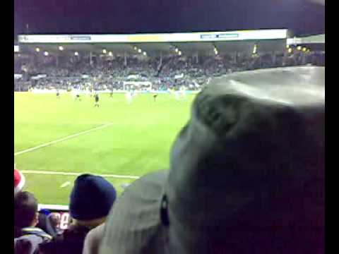 Leeds v Hartlepool boxing day 09 h'pool fans acting hard lol