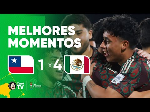 Gols e lances de Chile x México