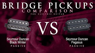 Video thumbnail for Seymour Duncan BLACK WINTER vs PEGASUS - Passive Bridge Pickup Guitar Tone Comparison Demo by Mike Stamper