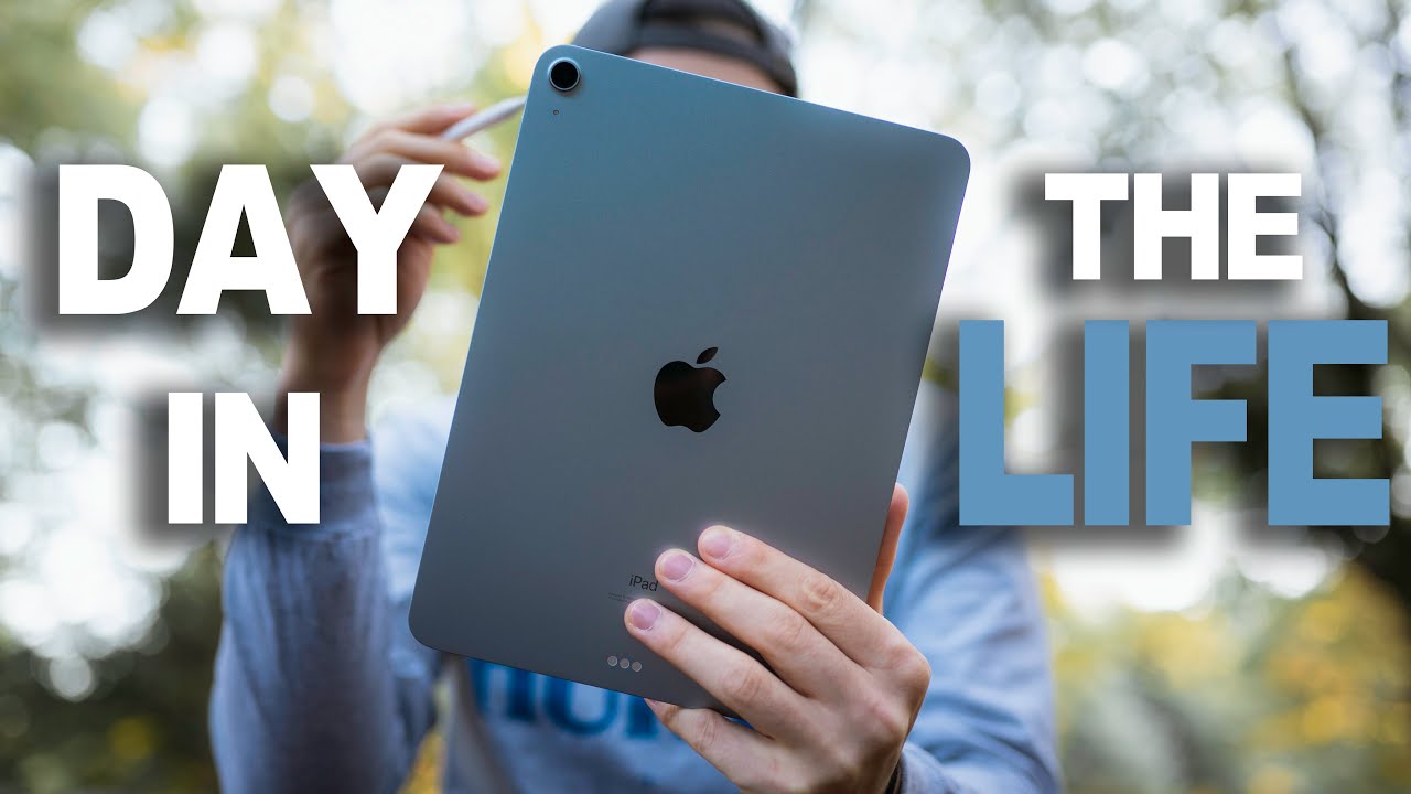 iPad Air 4 - Real Day in The Life Review ! (Battery & College Student)