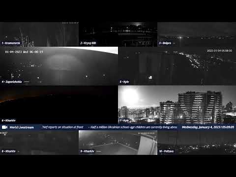 Live views from Ukraine 01/03/2023 B - Kramatorsk, Kharkiv, Kyiv, Zaporizhzhia and other cities