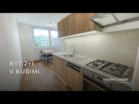 Videoprohlídka: Byt Kuřim, 2+1, 50 m² (PRONAJATO)