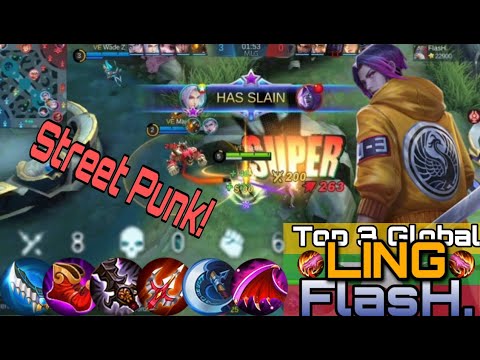 SUPER LING DOMINATE THE GAME | TOP 3 GLOBAL LING BY FlasH. ~ MLBB