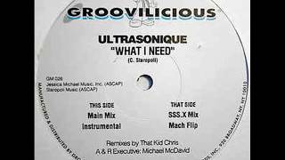 Ultrasonique ‎– What I Need (That Kid Chris Remixes)
