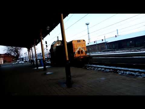 H615 merge la vagoanele Trenului R5627 în Stația Suceava 21.02.2021