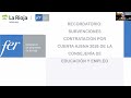 Microponencia express - Subvenciones contrataci�n por cuenta ajena 2026 de la consejer�a de educaci�n y empleo