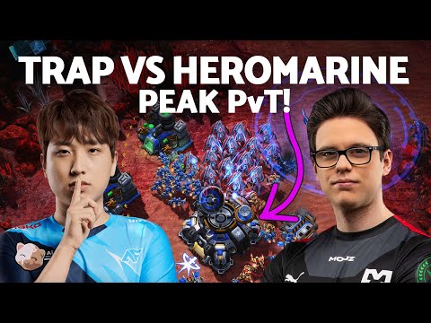This is PEAK TvP! TRAP vs HEROMARINE | IEM World Championship Group C (Bo3 PvT) - StarCraft 2