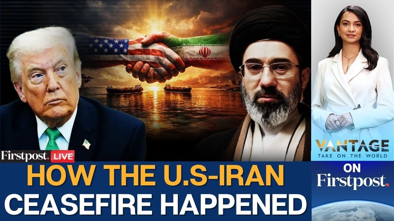 US-Iran Ceasefire LIVE: How the US, Iran, Israel Ceasefire Happened | Vantage on Firstpost