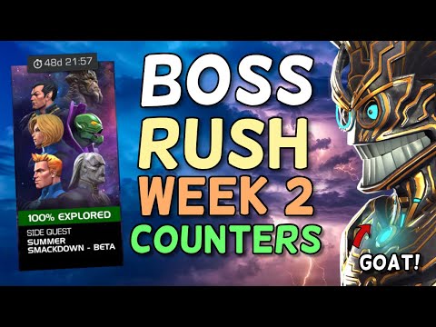 Lots of Effective Options | Week 2 - Summer Smackdown Boss Rush | Marvel Contest Of Champions