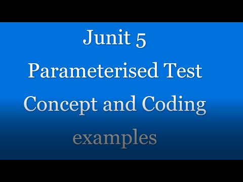 Java Unit Testing Parameterised Test