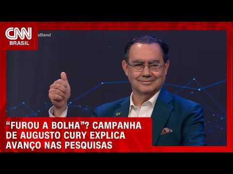 Campanha de Augusto Cury vê “bolha furada”  | BASTIDORES CNN