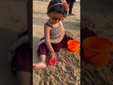 Ipsita Enjoying Beach🏖️ #trendingshorts #trendingvideos #reels #viral #babygirl #youtubeshorts