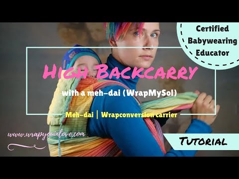 High Backcarry with a Meh-dai ( WrapMySol)