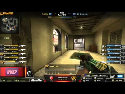 SK Gaming vs Fnatic | Gruppe B, MSI Beat It! 2013 Finals | de_mirage