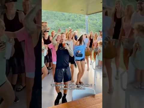 J Balvin celebrates the premiere of his Bizarrap Music Session 62/66 with his family