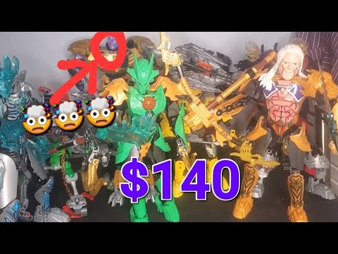 I spent $140 on bootleg Lego Bionicle and Hero Factory sets on Ali Express, this is what I got.
