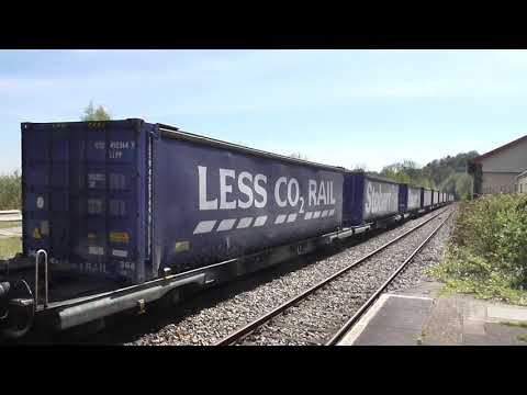 DB Cargo UK Class 66 no: 66031 @ Chepstow {4V44} 15/04/2020.